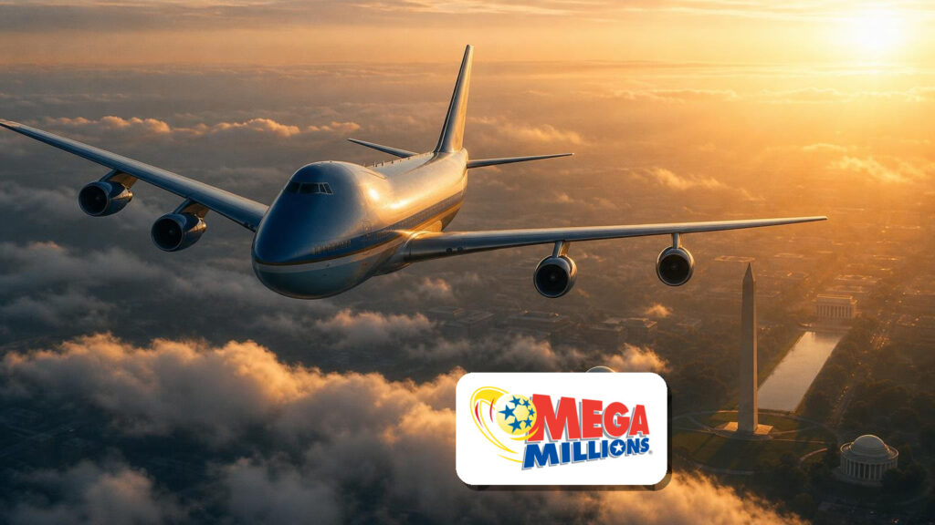 Air Force One’s Memorable ‘1’ Meets a Mega Millions Draw